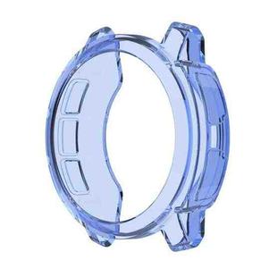 For Garmin Instinct 2 Half Coverage Hollowed TPU Watch Case(Transparent Blue)