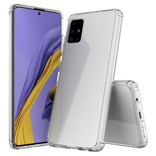 For Galaxy A51 Scratchproof TPU + Acrylic Protective Case(Transparent)