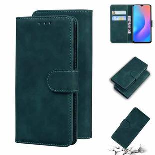 For Blackview A60 Pro Skin Feel Pure Color Flip Leather Phone Case(Green)