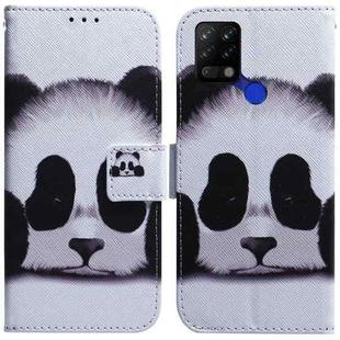 For Tecno Pova LD7 Coloured Drawing Leather Phone Case(Panda)