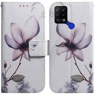 For Tecno Pova LD7 Coloured Drawing Leather Phone Case(Magnolia Flower)