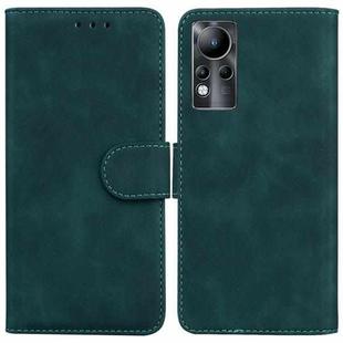 For Infinix Note 11 Skin Feel Pure Color Flip Leather Phone Case(Green)