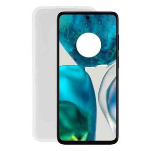 TPU Phone Case For Motorola Moto G52(Transparent White)