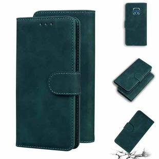 For Nokia XR20 Skin Feel Pure Color Flip Leather Phone Case(Green)