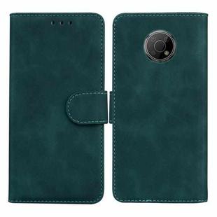 For Nokia G300 Skin Feel Pure Color Flip Leather Phone Case(Green)