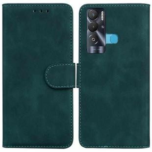 For Tecno Pova Neo LE6 Skin Feel Pure Color Flip Leather Phone Case(Green)