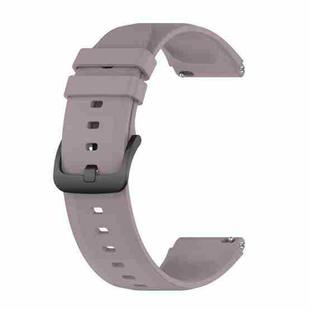 For Xiaomi Watch S1 22mm Protruding Head Glossy Silicone Watch Band(Purple)