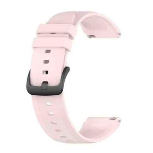 For Xiaomi Watch S1 22mm Protruding Head Glossy Silicone Watch Band(Light Pink)