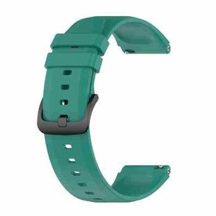For Xiaomi Watch S1 22mm Protruding Head Glossy Silicone Watch Band(Green)