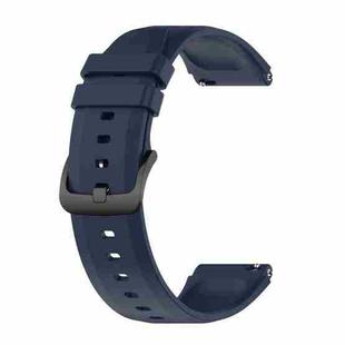 For Xiaomi Watch S1 22mm Protruding Head Glossy Silicone Watch Band(Midnight Blue)