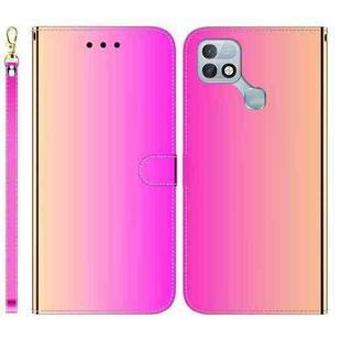 For Infinix Hot 10i / Smart 5 Pro X659B / PR652B / S658E Imitated Mirror Surface Horizontal Flip Leather Phone Case(Gradient Color)