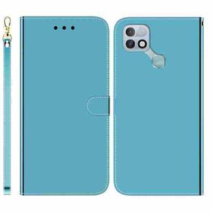 For Infinix Hot 10i / Smart 5 Pro X659B / PR652B / S658E Imitated Mirror Surface Horizontal Flip Leather Phone Case(Blue)