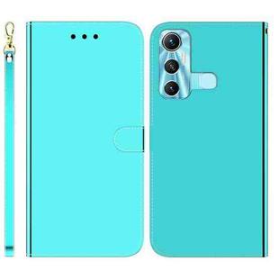 For Infinix Hot 11 X662 Imitated Mirror Surface Horizontal Flip Leather Phone Case(Mint Green)