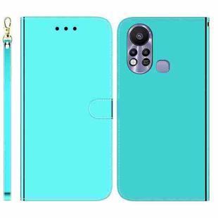 For Infinix Hot 11s X6812 Imitated Mirror Surface Horizontal Flip Leather Phone Case(Mint Green)