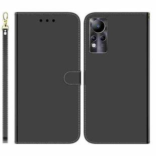 For Infinix Note 11 Imitated Mirror Surface Horizontal Flip Leather Phone Case(Black)