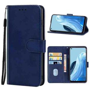 Leather Phone Case For OPPO F21 Pro 5G(Blue)