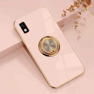 For Sharp Aquos Wish 6D Electroplating Full Coverage Silicone Phone Case(Light Pink)