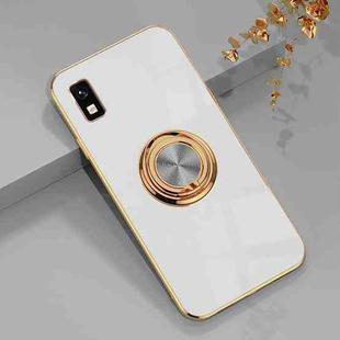 For Sharp Aquos Wish 6D Electroplating Full Coverage Silicone Phone Case(White)