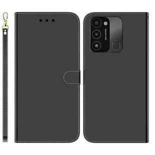 For Tecno Spark Go 2022 / Spark 8C Imitated Mirror Surface Horizontal Flip Leather Phone Case(Black)