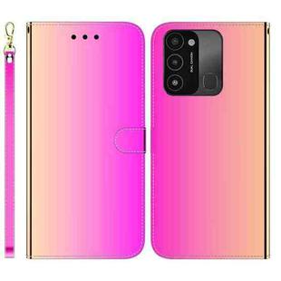 For Tecno Spark Go 2022 / Spark 8C Imitated Mirror Surface Horizontal Flip Leather Phone Case(Gradient Color)