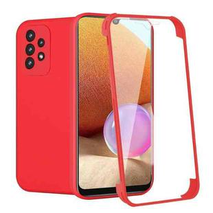 For Samsung Galaxy A32 5G Imitation Liquid Silicone 360 Full Body Phone Case(Red)