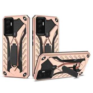 For vivo V23e 5G / 4G / S10e Shockproof TPU + PC Phone Case(Rose Gold)