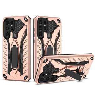 For Samsung Galaxy S22 Ultra 5G Shockproof TPU + PC Phone Case(Rose Gold)