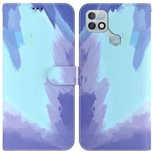 For Infinix Hot 10i / Smart 5 Pro X659B / PR652B / S658E Watercolor Pattern Horizontal Flip Leather Phone Case(Winter Snow)