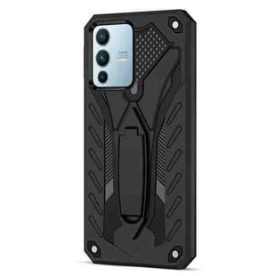 For vivo S12 / V23 5G Shockproof TPU + PC Phone Case(Black)