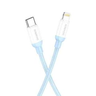 Borofone BX68 2.4A USB-C / Type-C to 8 Pin PD Charging Data Cable, Length:1m(Blue)