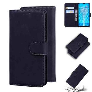 For OPPO F9/F9 Pro/Realme U1 Skin Feel Pure Color Flip Leather Phone Case(Black)