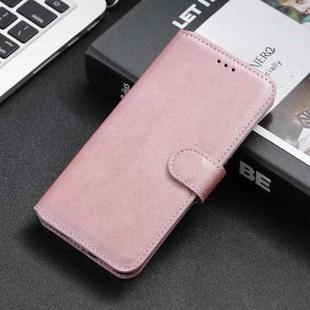 For OPPO Find X5 Classic Calf Texture PU + TPU Horizontal Flip Leather Case(Rose Gold)