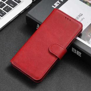 For Xiaomi Poco M4 Pro Classic Calf Texture PU + TPU Horizontal Flip Leather Case(Red)