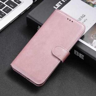 For Xiaomi Poco X4 Pro 5G Classic Calf Texture PU + TPU Horizontal Flip Leather Case(Rose Gold)