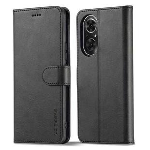 For Honor 50 SE LC.IMEEKE Calf Texture Leather Phone Case(Black)