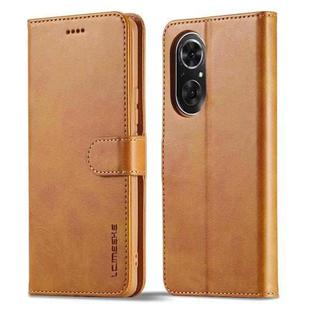 For Honor 50 SE LC.IMEEKE Calf Texture Leather Phone Case(Brown)