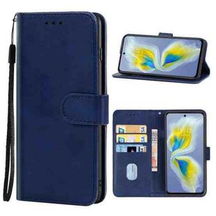 Leather Phone Case For TECNO Camon 18i(Blue)
