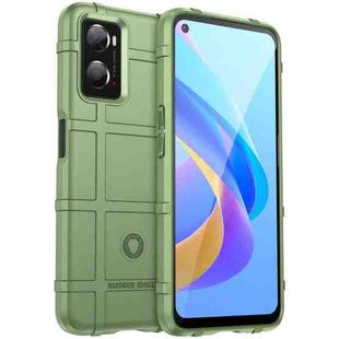 For OPPO A76 / A96 International Version Full Coverage Shockproof TPU Case(Green)