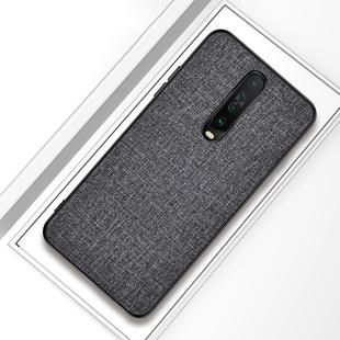 For Xiaomi Redmi K30 Shockproof Cloth Protective Case(Grey)