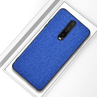 For Xiaomi Redmi K30 Shockproof Cloth Protective Case(Aqua Blue)