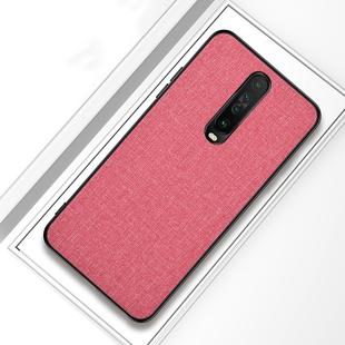 For Xiaomi Redmi K30 Shockproof Cloth Protective Case(Pink)