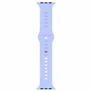Liquid Silicone Watch Band For Apple Watch Ultra 49mm / Series 8&7 45mm / SE 2&6&SE&5&4 44mm / 3&2&1 42mm(Lilac)