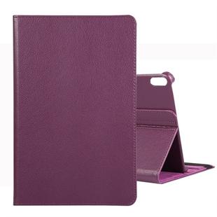 For Huawei Matepad Pro 10.8 inch 360 Degree Rotation Litchi Texture Flip Leather Case with Holder(Purple)