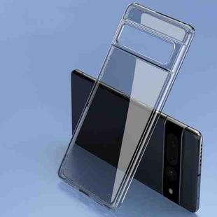 For Google Pixel 7 Pro Crystal PC + TPU Phone Case(Transparent Black)