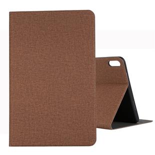 For Huawei Matepad Pro 10.8 inch Craft Cloth TPU Protective Case with Holder(Brown)