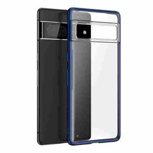 For Google Pixel 7 Pro Four-corner Shockproof TPU + PC Protective Case(Blue)