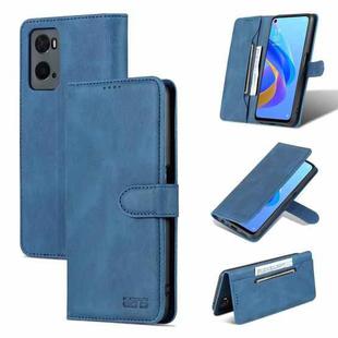 For OPPO A36 4G/A76 4G(Global) AZNS Dream II Skin Feel Horizontal Flip Leather Case(Blue)