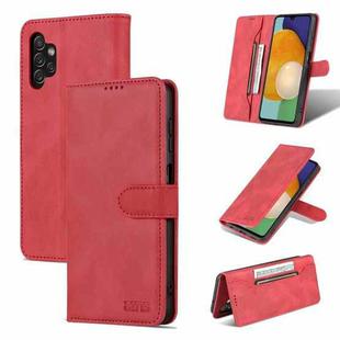 For Samsung Galaxy A13 4G AZNS Dream II Skin Feel Horizontal Flip Leather Case(Red)
