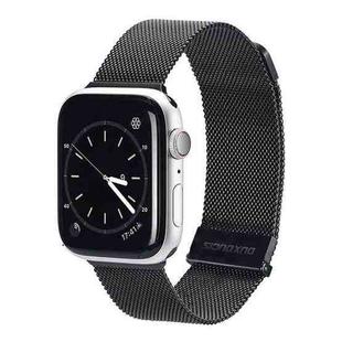 DUX DUCIS Milanese Watchband For Apple Watch Series 9&8&7 41mm / SE 3&SE 2&6&SE&5&4 40mm / 3&2&1 38mm(Black)