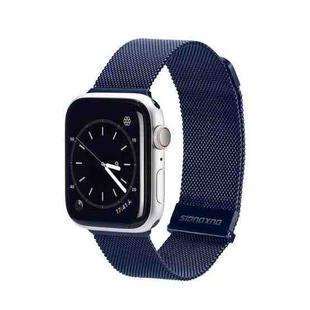 DUX DUCIS Milanese Watchband For Apple Watch Series 9&8&7 45mm / SE 3&SE 2&6&SE&5&4 44mm / 3&2&1 42mm(Blue)